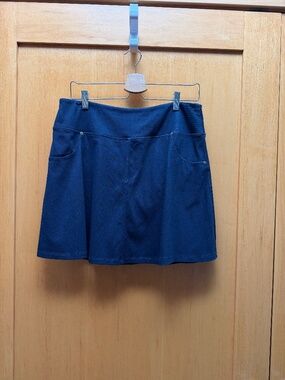 Ruby Ribbon Navy Jean Skort L